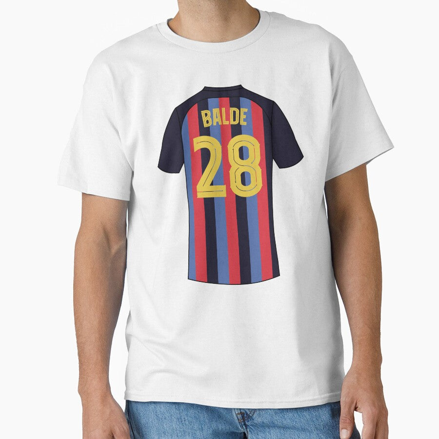 Alex Balde Barcelona football jersey number 28 by Justtrendytees