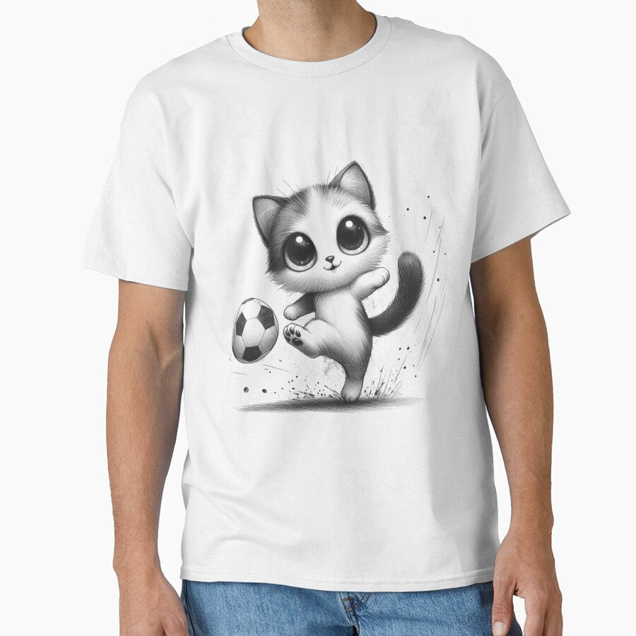 Cat Playing Football by VANWANSHOP