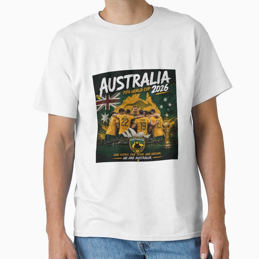 Australia World Cup 2026 Inspired Football Fan Design | Socceroos Supporter Gift by MaaroufDesign