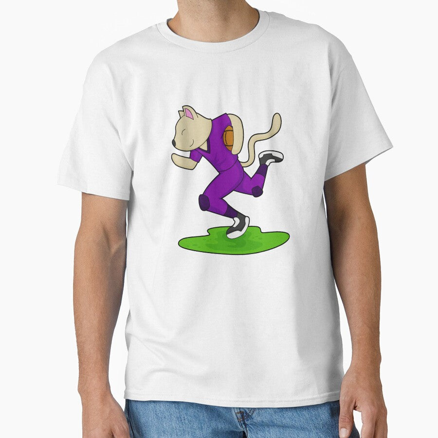 Cat Football Player Football by GabrieSketcham