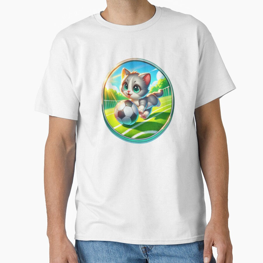 Cat Playing Soccer | Football | Soccer | Sports | Cute by ShopCoolStop