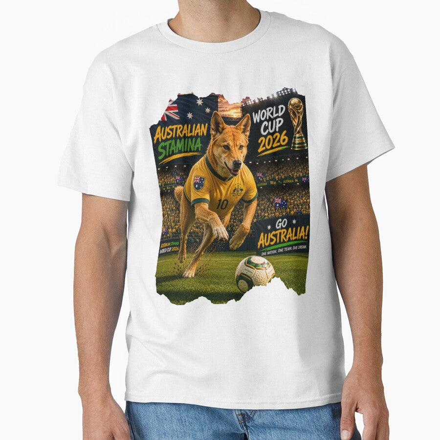 World Cup 2026 Australia Soccer fan Dingo Stamina by WhatASunShine