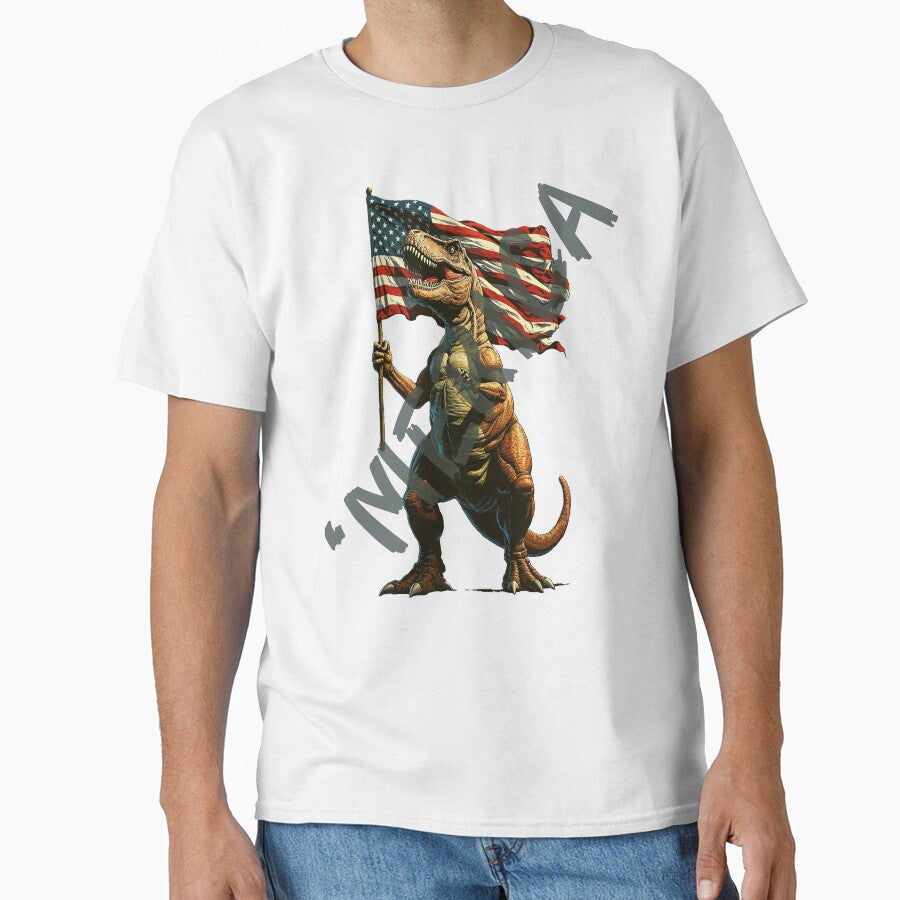 USA MERICA Dinosaur by Inklivion