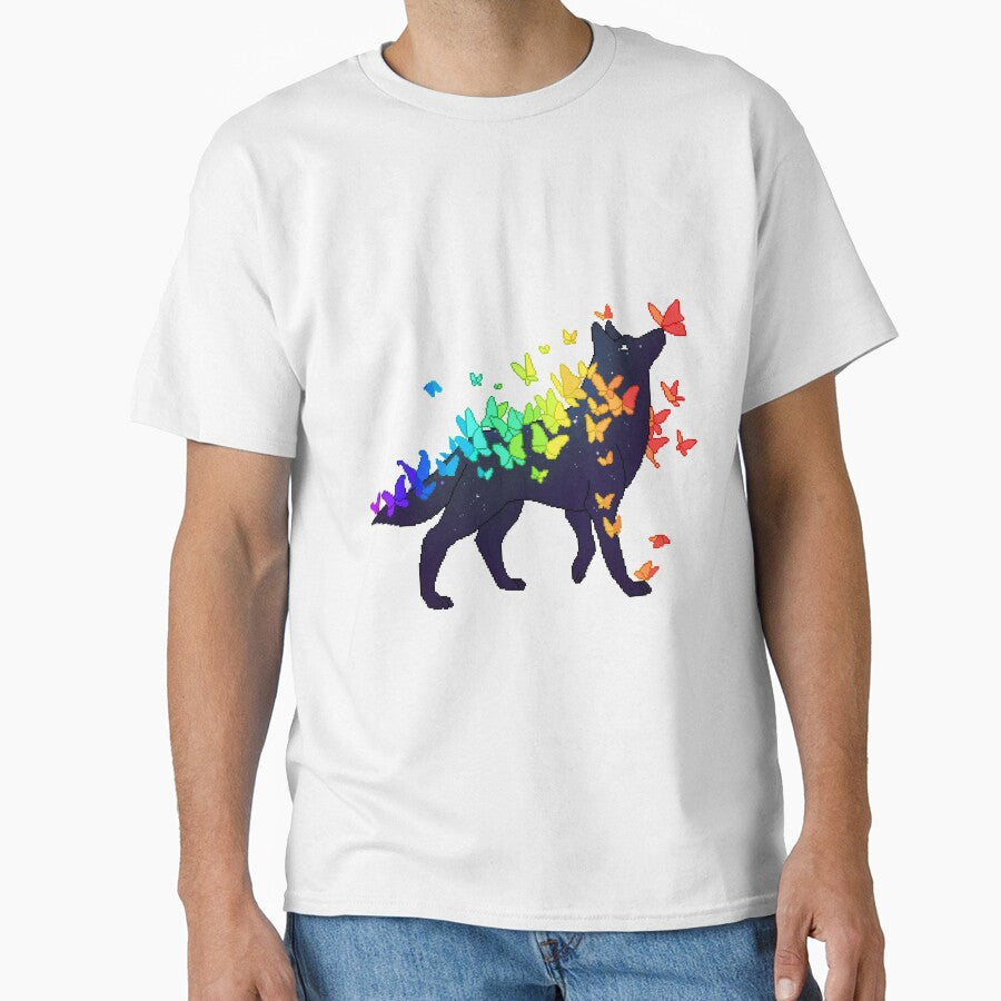 Rainbow Pride Galaxy Wolf by OceanicScribble