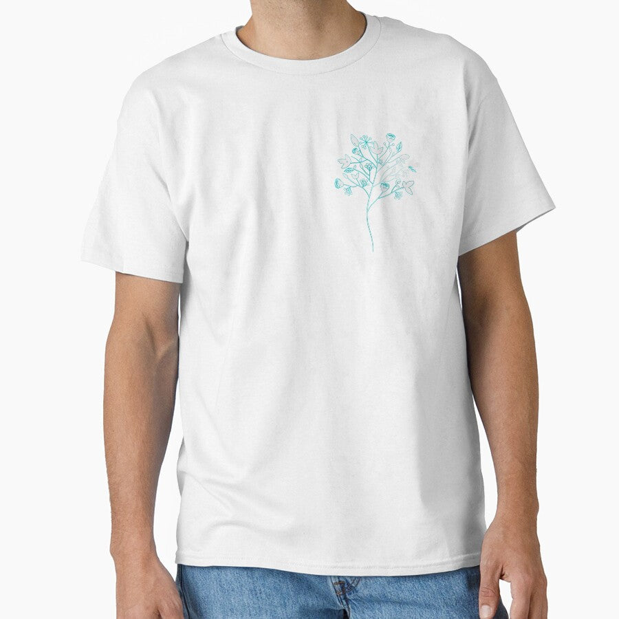 Sketched Tree - Teal by abusygirl