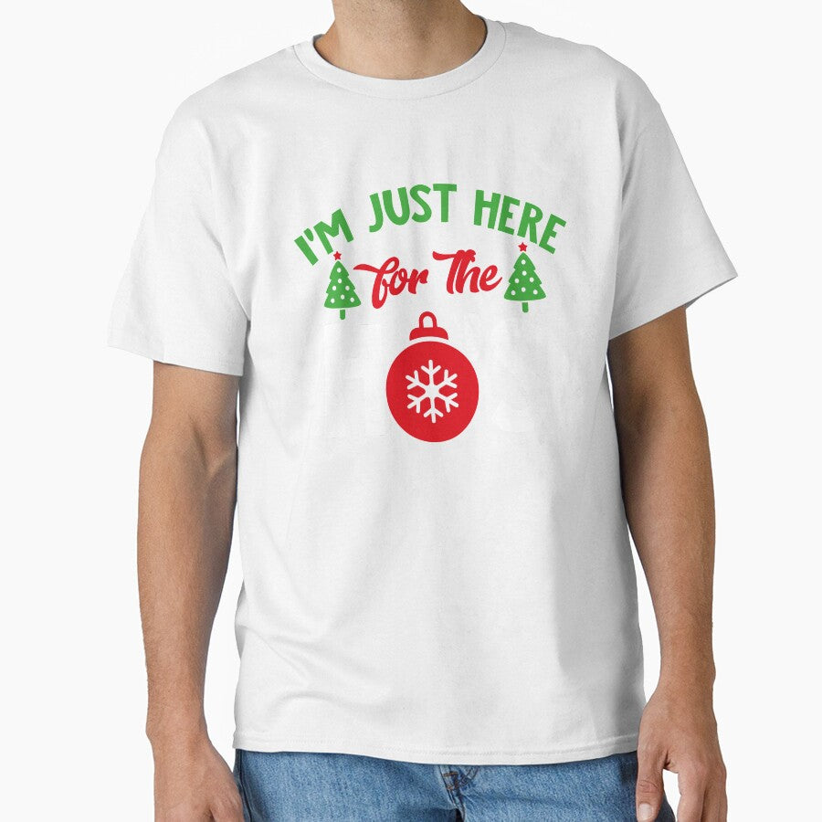 I’m Just Here for the HO's Christmas Funny T-Shirt by AllStarMerch