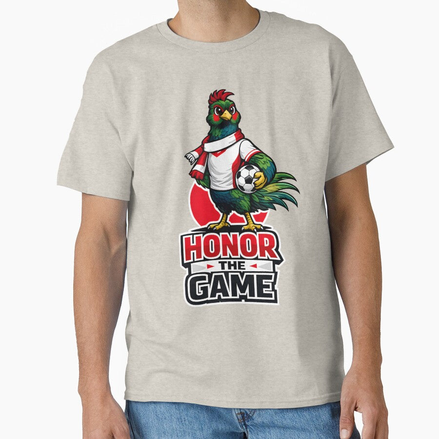 Japan Green Pheasant Soccer Mascot – Honor the Game Football Fan T-Shirt & Sticker by  Artistry in Motion by MADsrecreation