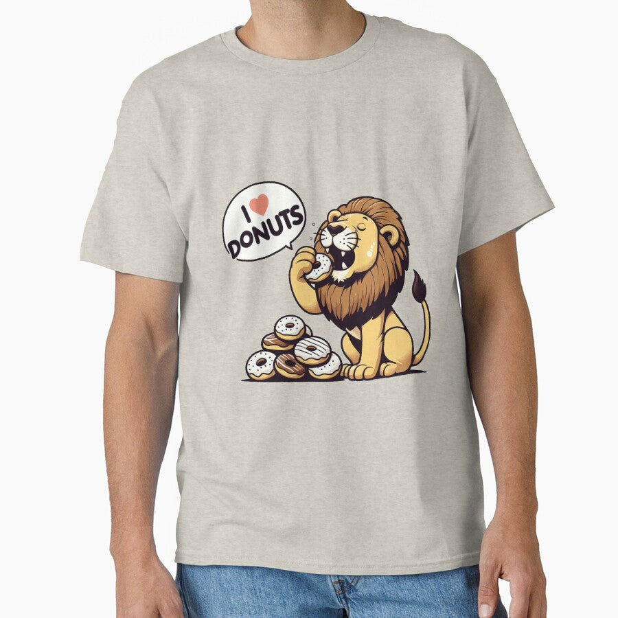 I Love Donuts Lion by LemuellTrends