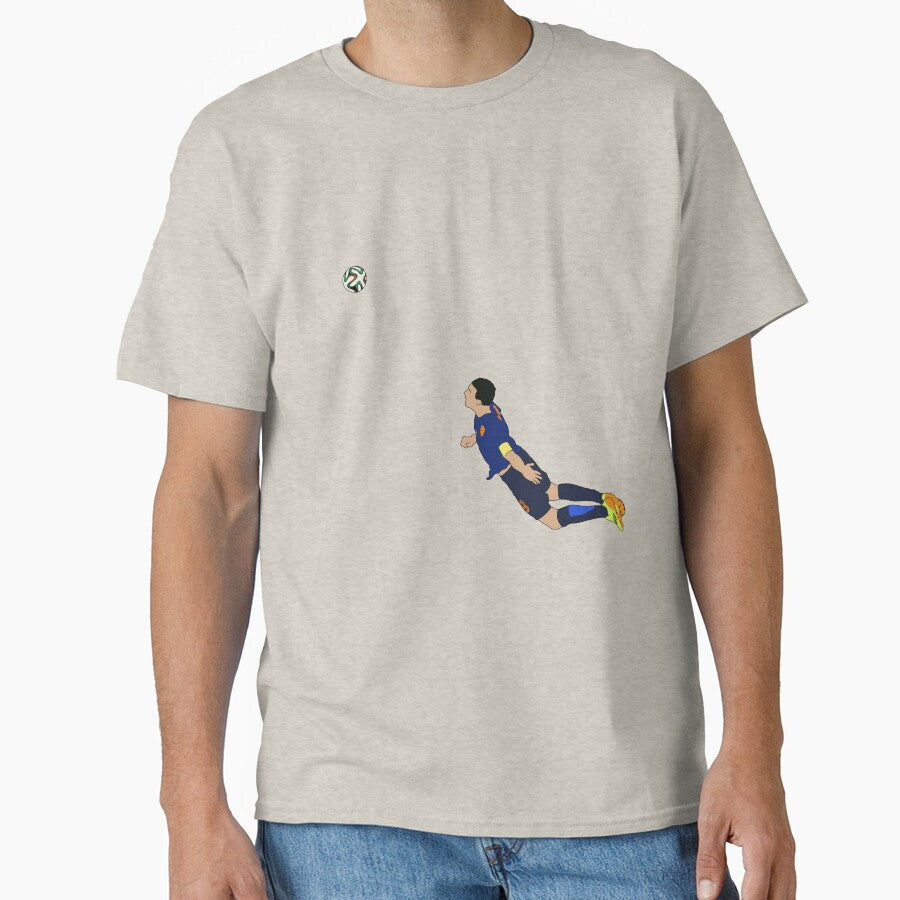 Robin Van Persie World Cup Header Minimalist by Hevding