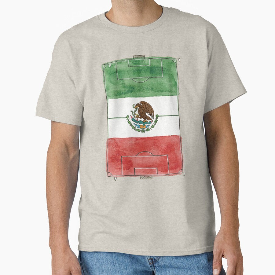 Vintage Mexico Soccer Field Flag. vintage. by EunsooLee