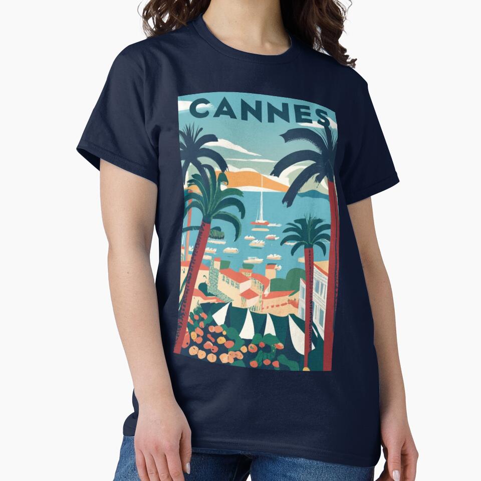 A Vintage Travel Art of Cannes - France by GoodOldVintage