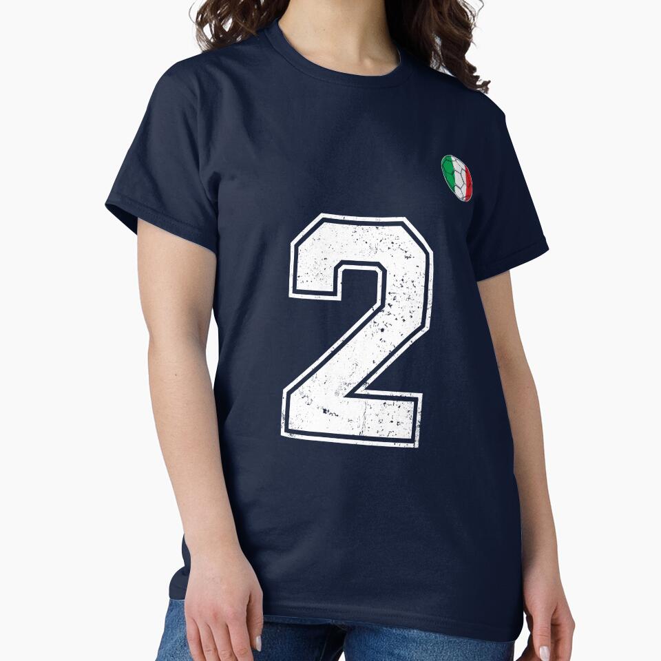 Italy Soccer Number 2 Vintage Sports Fan by RoyesButler