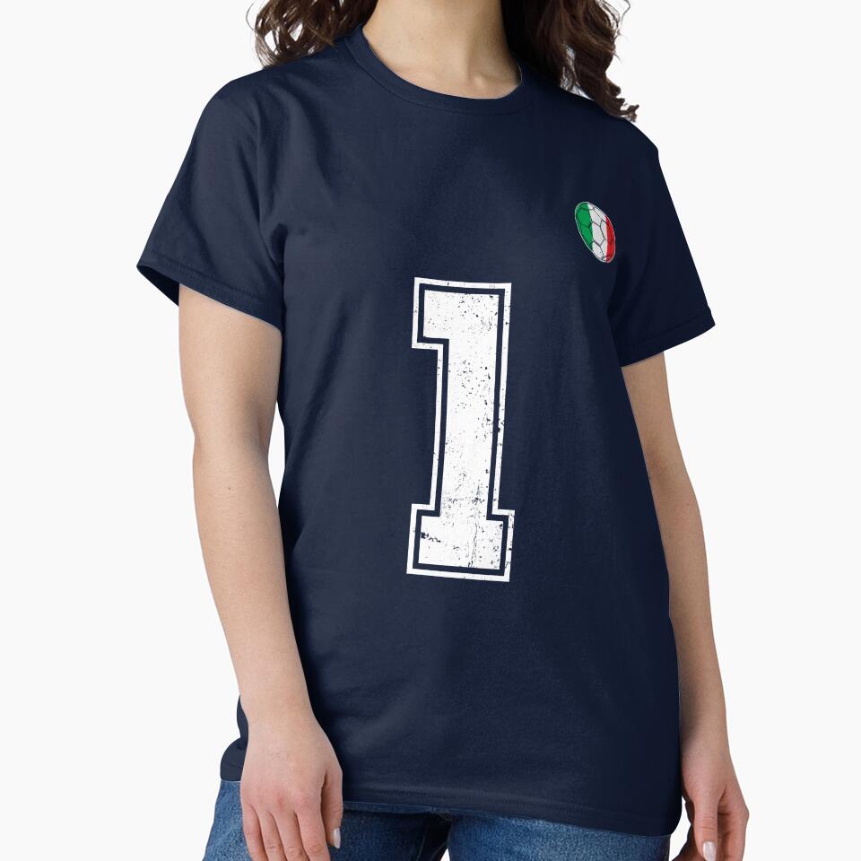 Italy Soccer Number 1 Vintage Sports Fan by RoyesButler