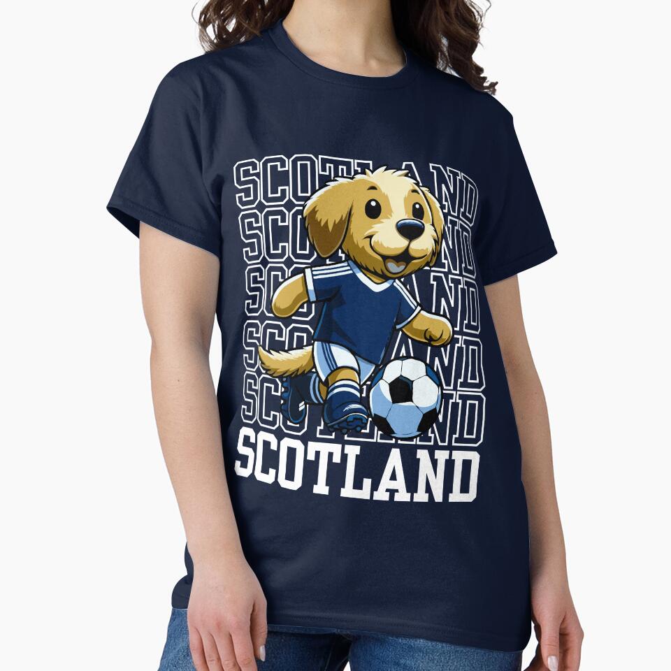 Dog Playing Football | Scotland Edition by McThingummy