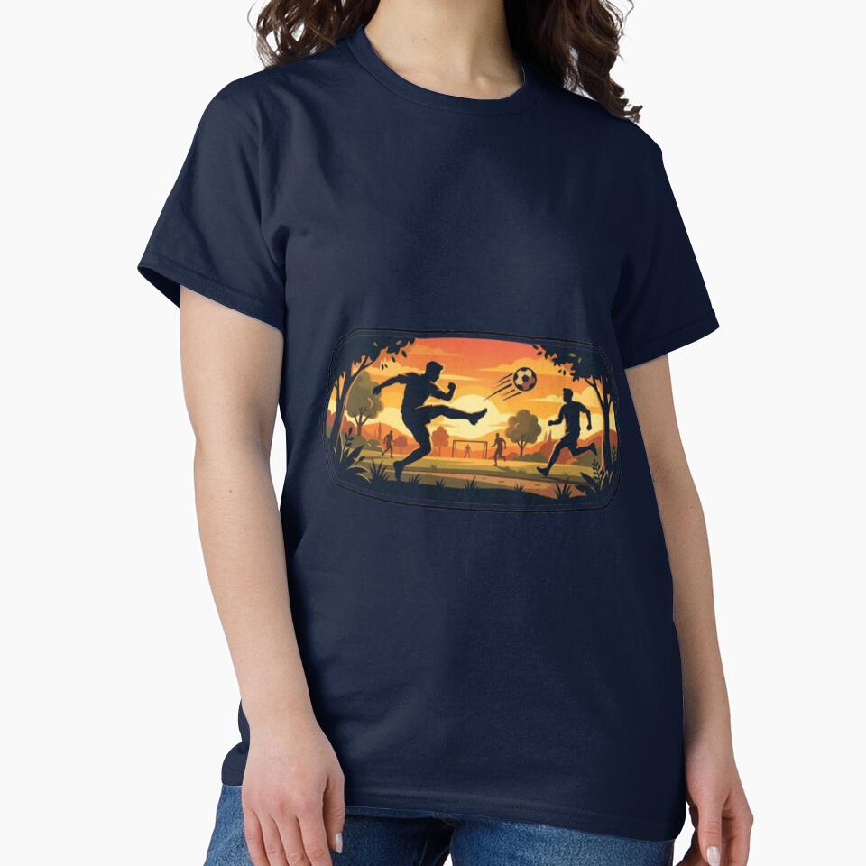 Retro Sunset Football Silhouette Sticker by abdelski