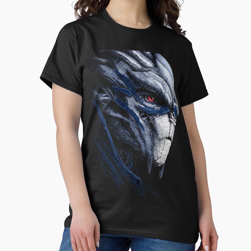 Garrus Vakarian Mass Effect Art Print – Turian Sniper Legend Design by Senpaiwaves