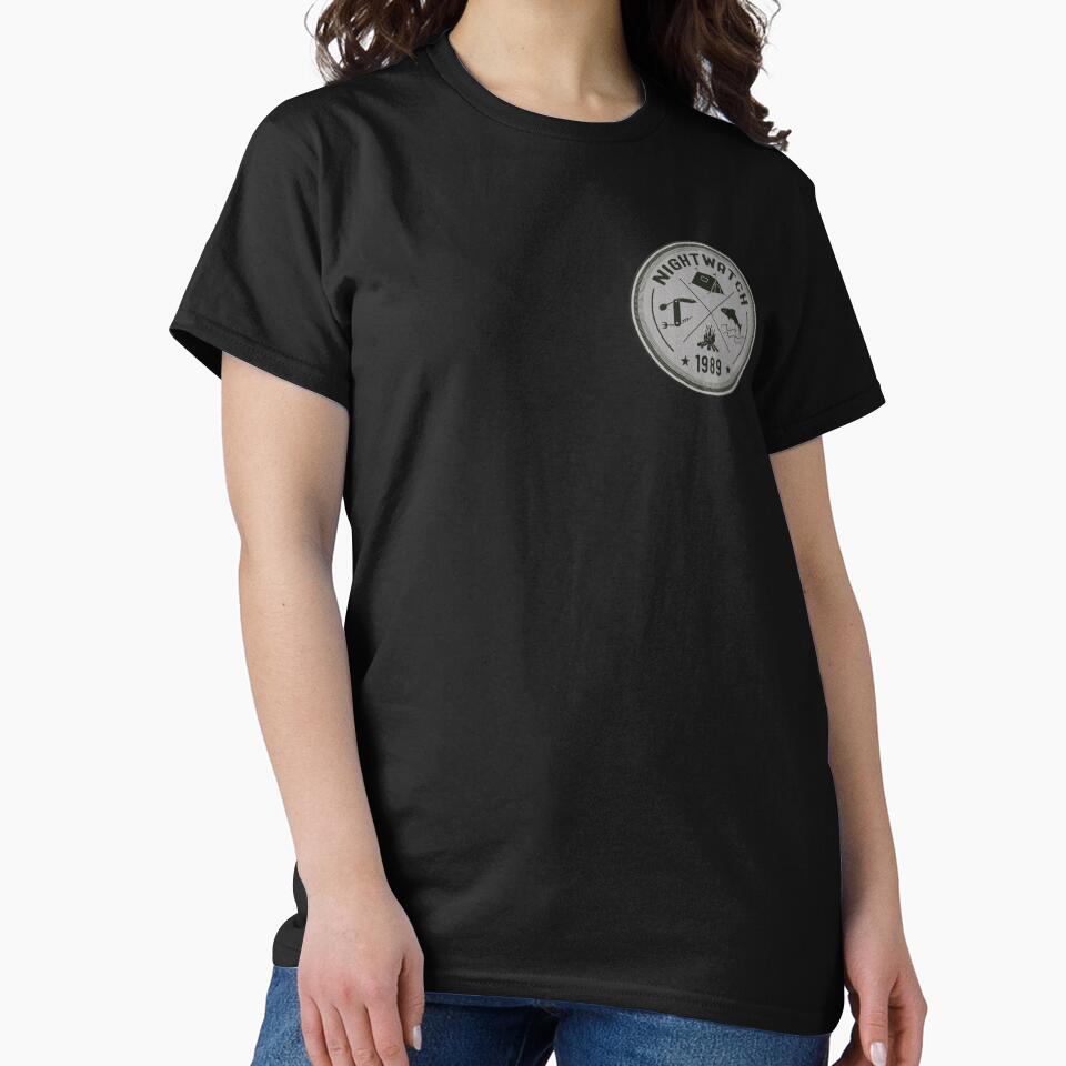 nightwatch camper badge - embroidery iron patch textured graphic artwork by hayrpictures