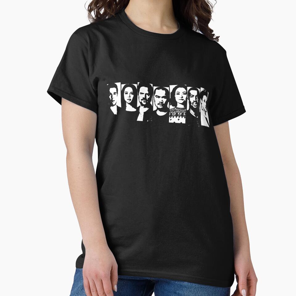 Dark Matter - Raza Crew Stencil Style V-Neck by CasadoAlexandra