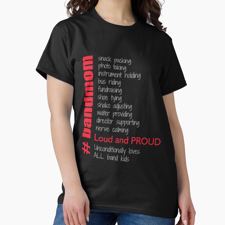 Band  band mom marching band short sleeve by AnhBenFSes