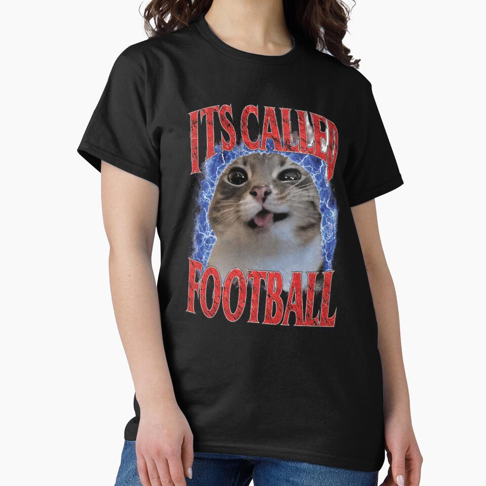 Football Silly Cat USA World Cup Meme Shirt Funny Y2K Grunge Cat Graphic Tee Soccer Meme Shirt Chaotic Cat Fan Gift by darkdotsdesigns