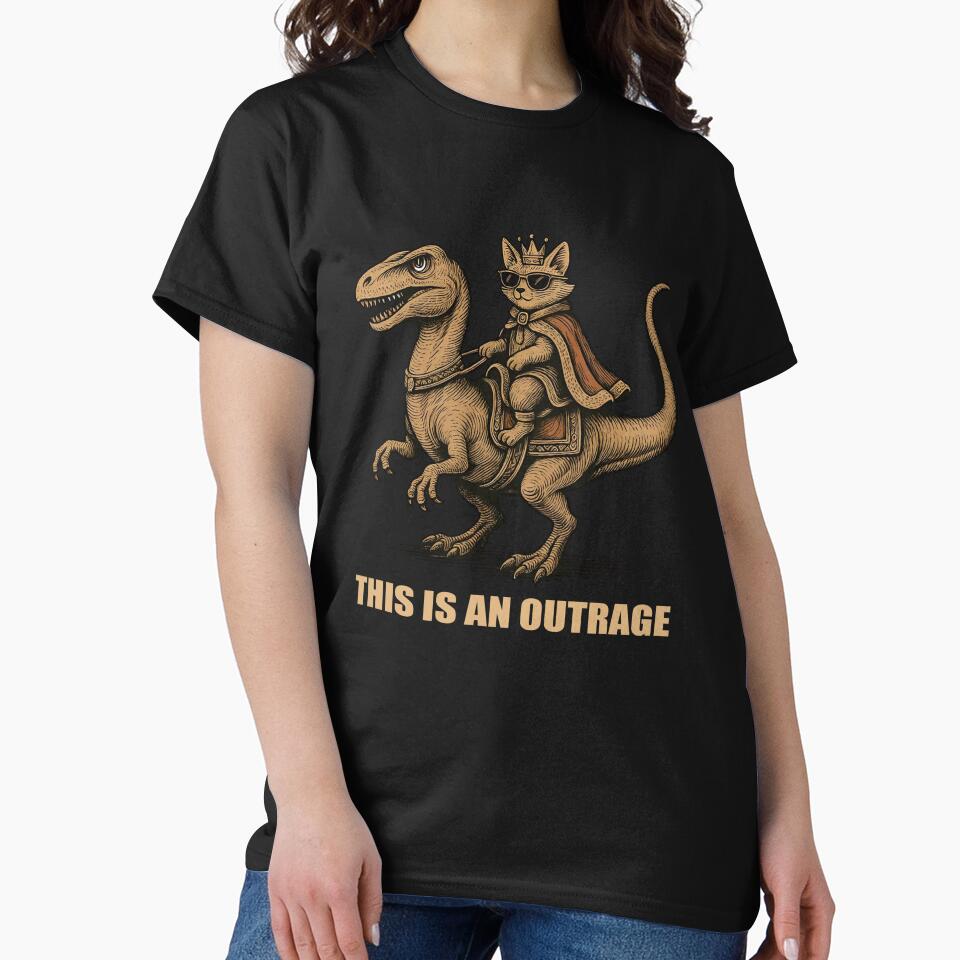 Princess Donut Mongo Cat Riding Dinosaur Funny Dungeon Crawler Carl by LeoAnku