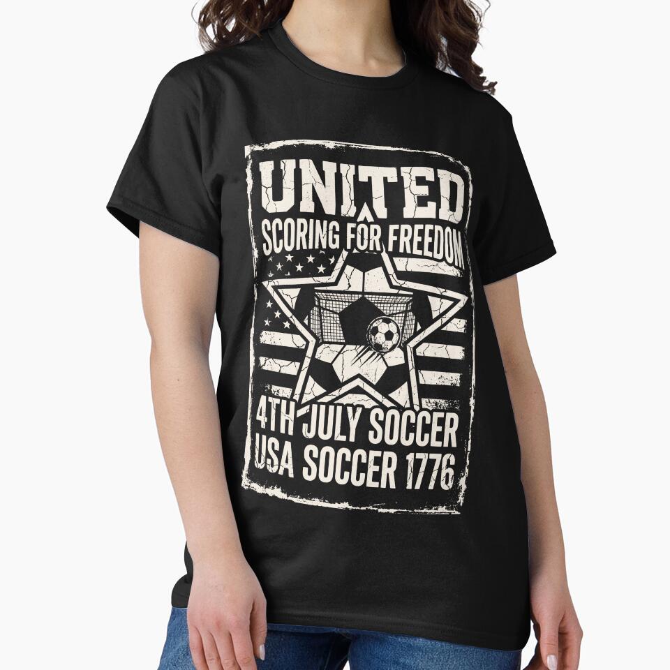 Distressed Freedom 4th July USA Soccer JUN-292 by noberic