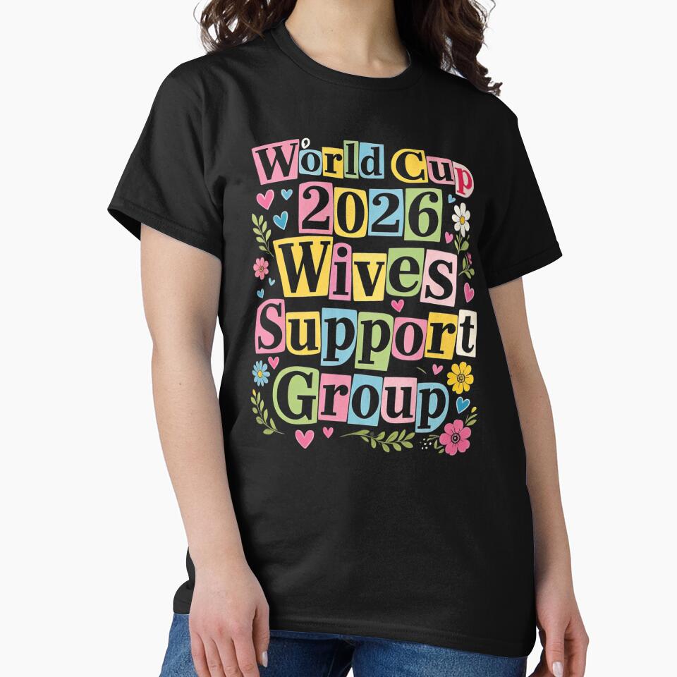 World Cup 2026 Wives Support Group Funny Soccer Meme USA Football Widow Humor by darkdotsdesigns