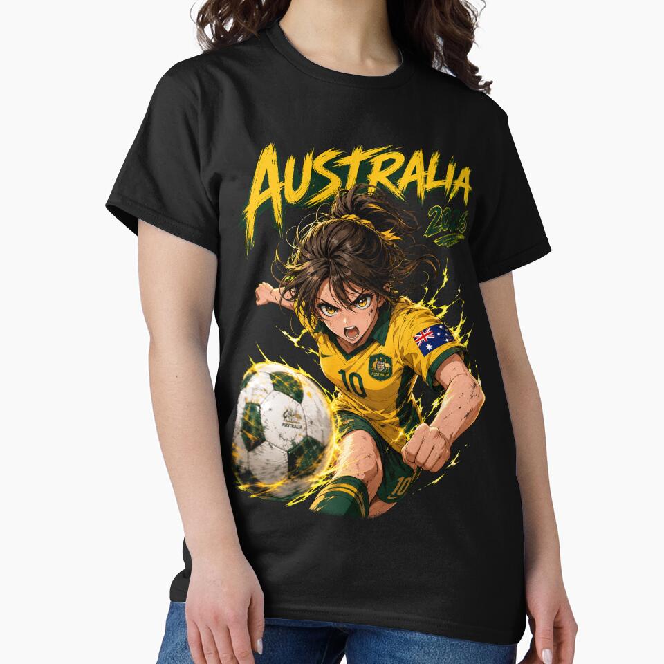 Australia Soccer Anime Girl: World Cup 2026 Striker by Senpai Syndicate