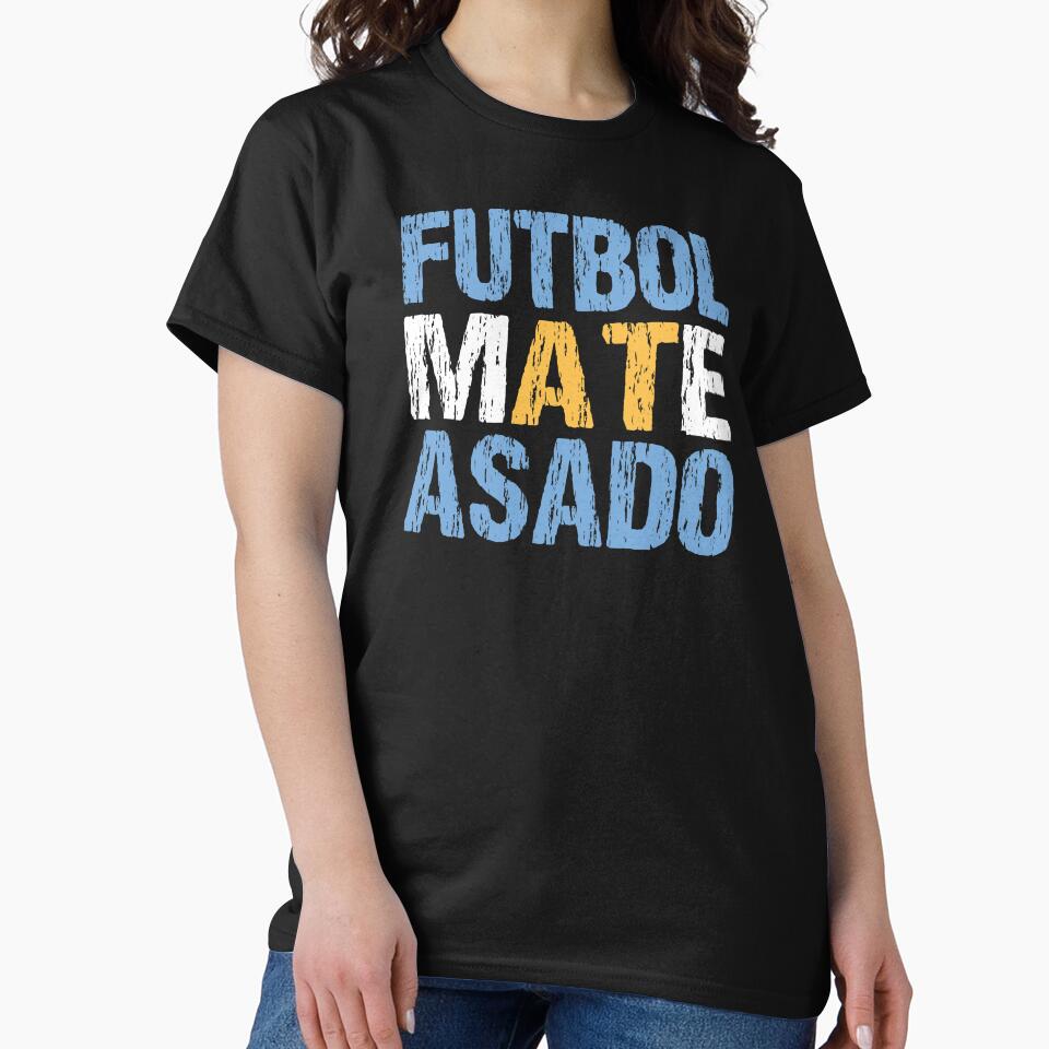 Futbol Mate Asado Argentinian Flag Argentina Distressed by Nirvanibex