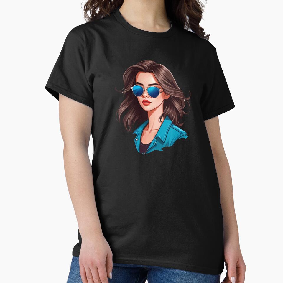 Casual Lady in Blue by MadnessEnvelope