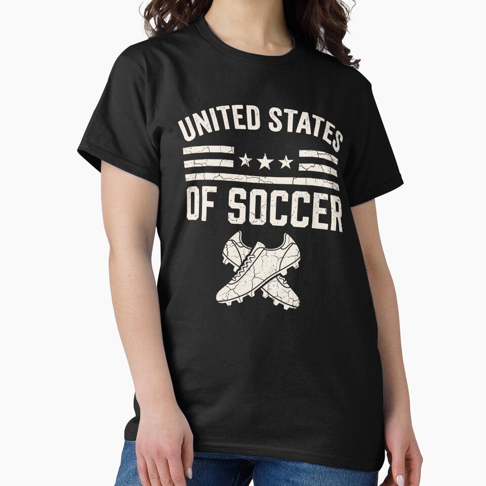 Usa Soccer United States Fan Top JUN-296 by noberic