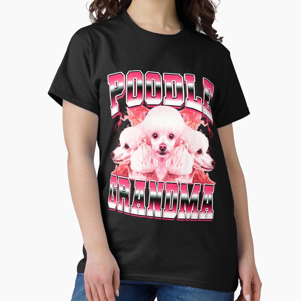Poodle Grandma Dog Grandma 90s Bootleg Style by PaulTSchafer