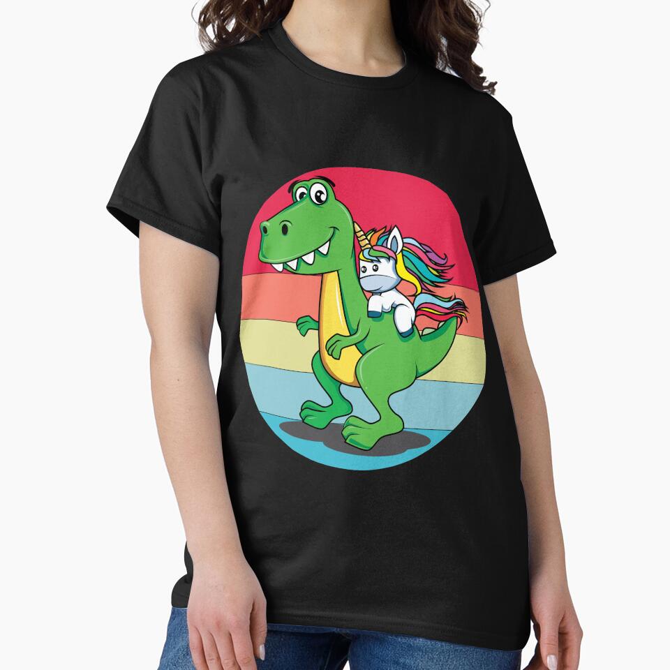 Unicorn t-rex Slim Fit by unique things