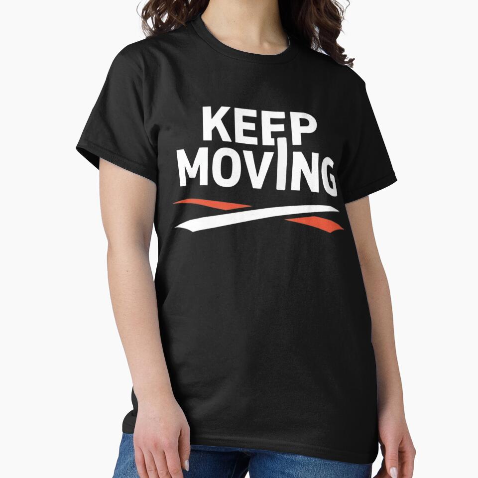 Keep Moving Motivational Typography Design by Artbyhannan