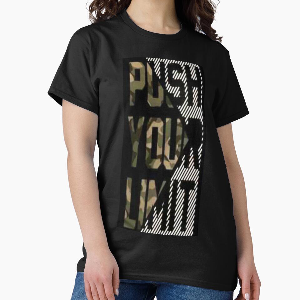 Push Your Limit Cotton T-shirt by storeInsight