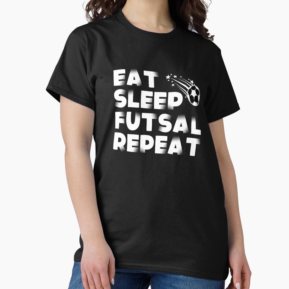 Eat Sleep Futsal Repeat by CBCreations73
