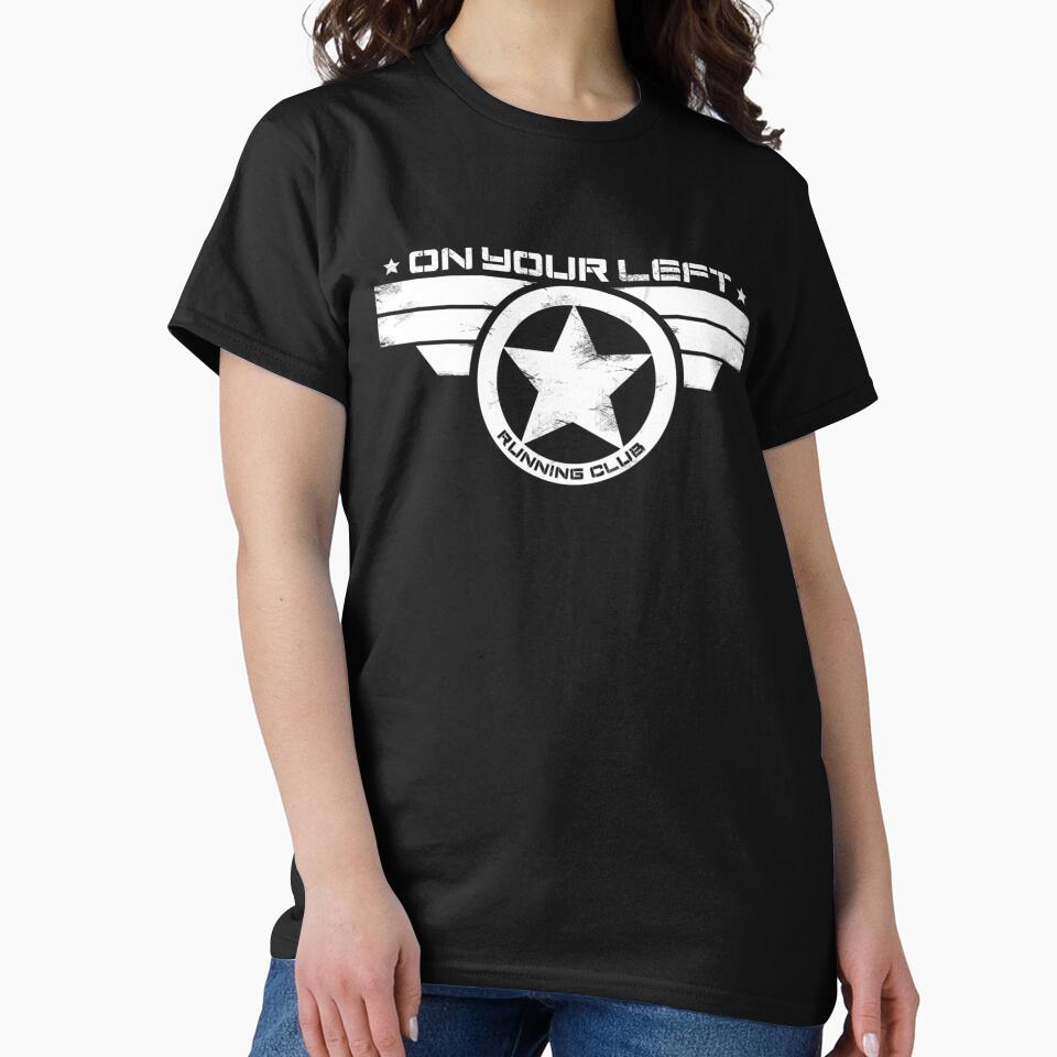 On Your Left Running Club Distressed Print by vpachary