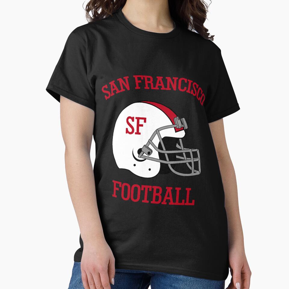 San Francisco Football T-Shirt for Men and Women by AllStarMerch