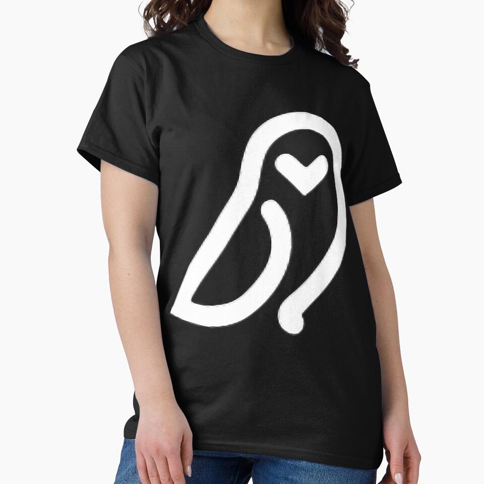 Casual Owl Symbol T-Shirt by jadynbennionv