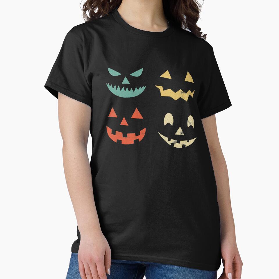 Vintage Halloween Pumpkin Funny Retro Gift by majuga