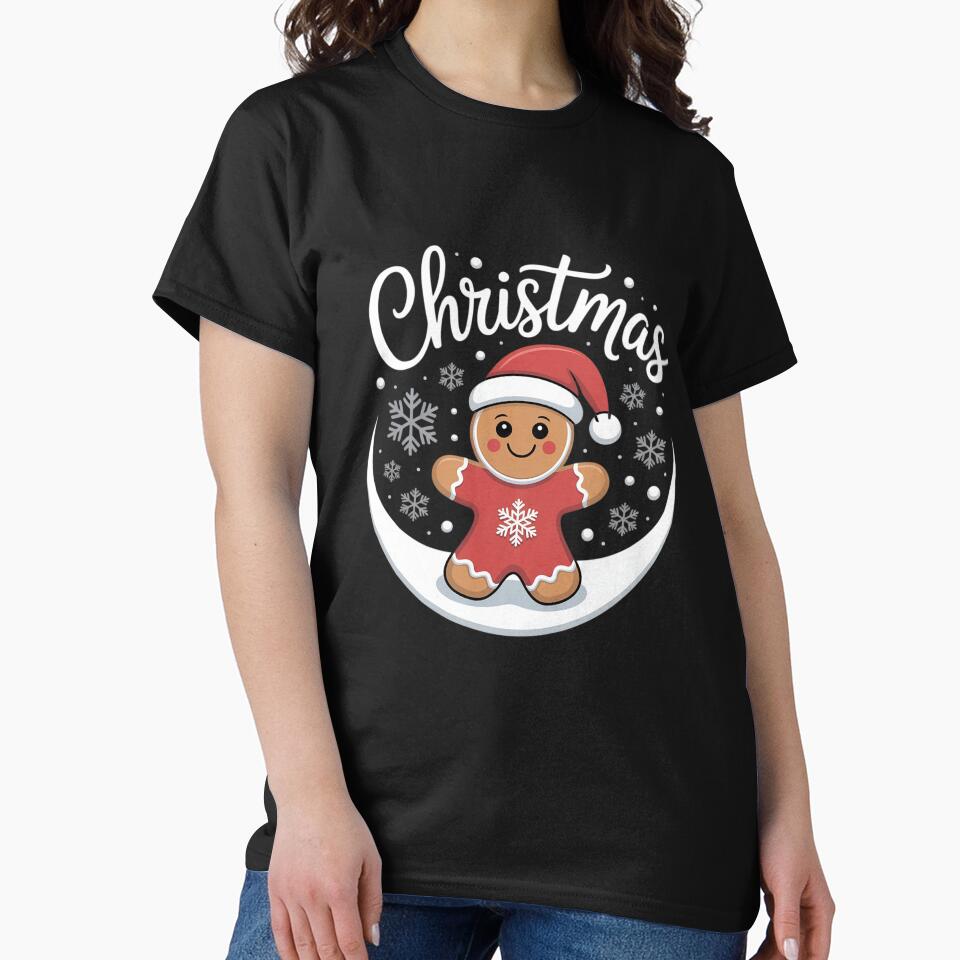 Merry Xmas Matching Christmas Pajama Black Crew Neck Short Sleeve by RansomFlatley