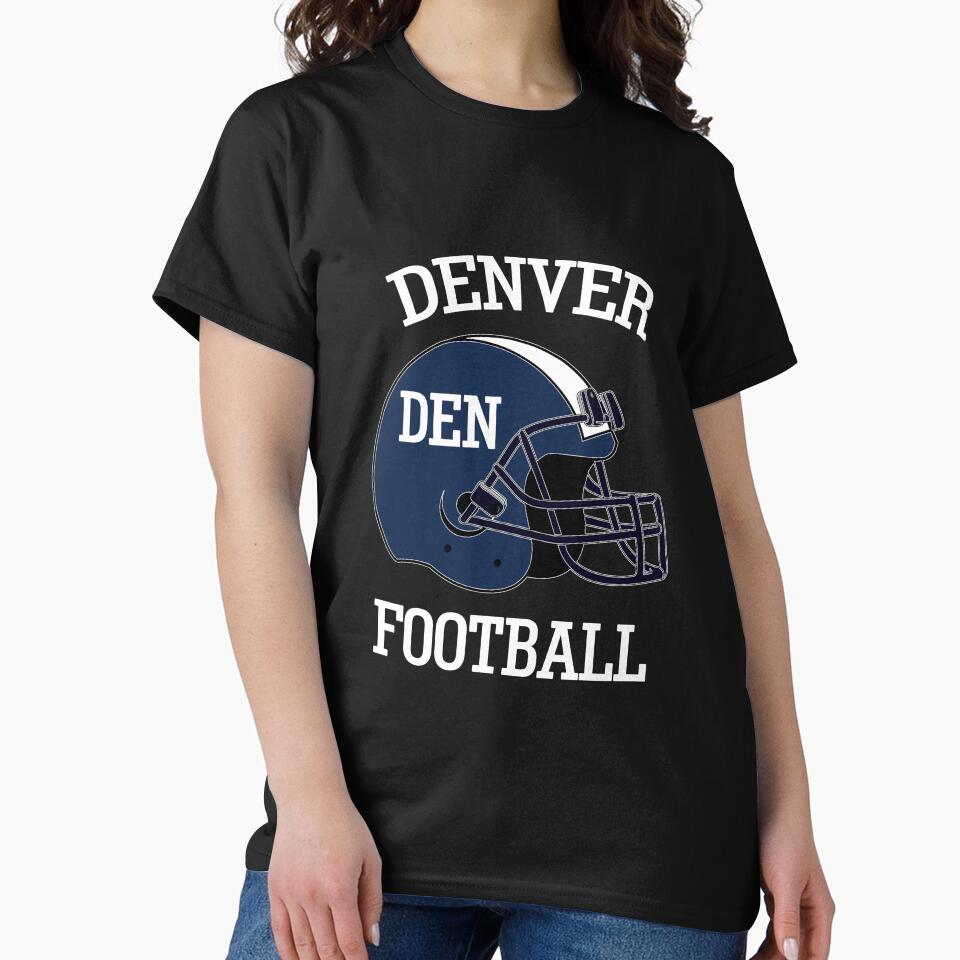 Denver Football T-Shirt for Men and Women by AllStarMerch