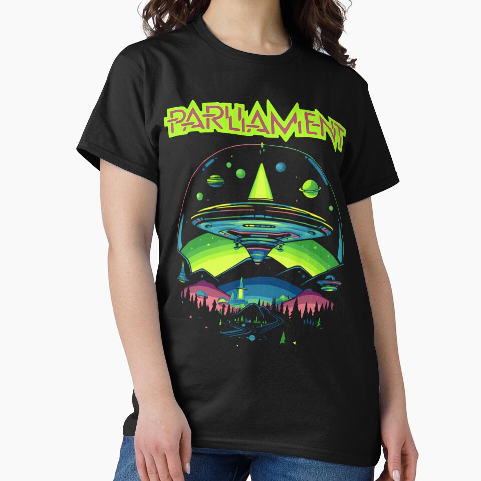 Parliament Funkadelics Retro Mothership U.F.O Rock Funk Throwback by AbbelSwords