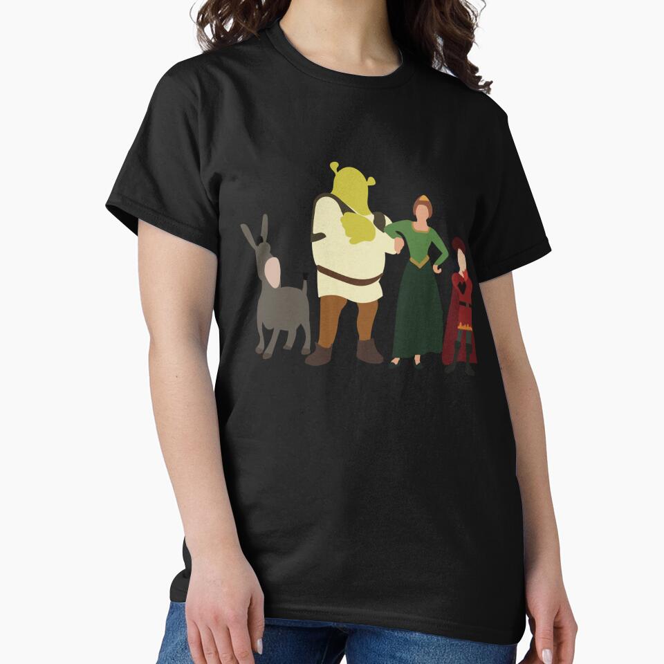 Minimalist Shrek and Friends by UnlimitedTextil