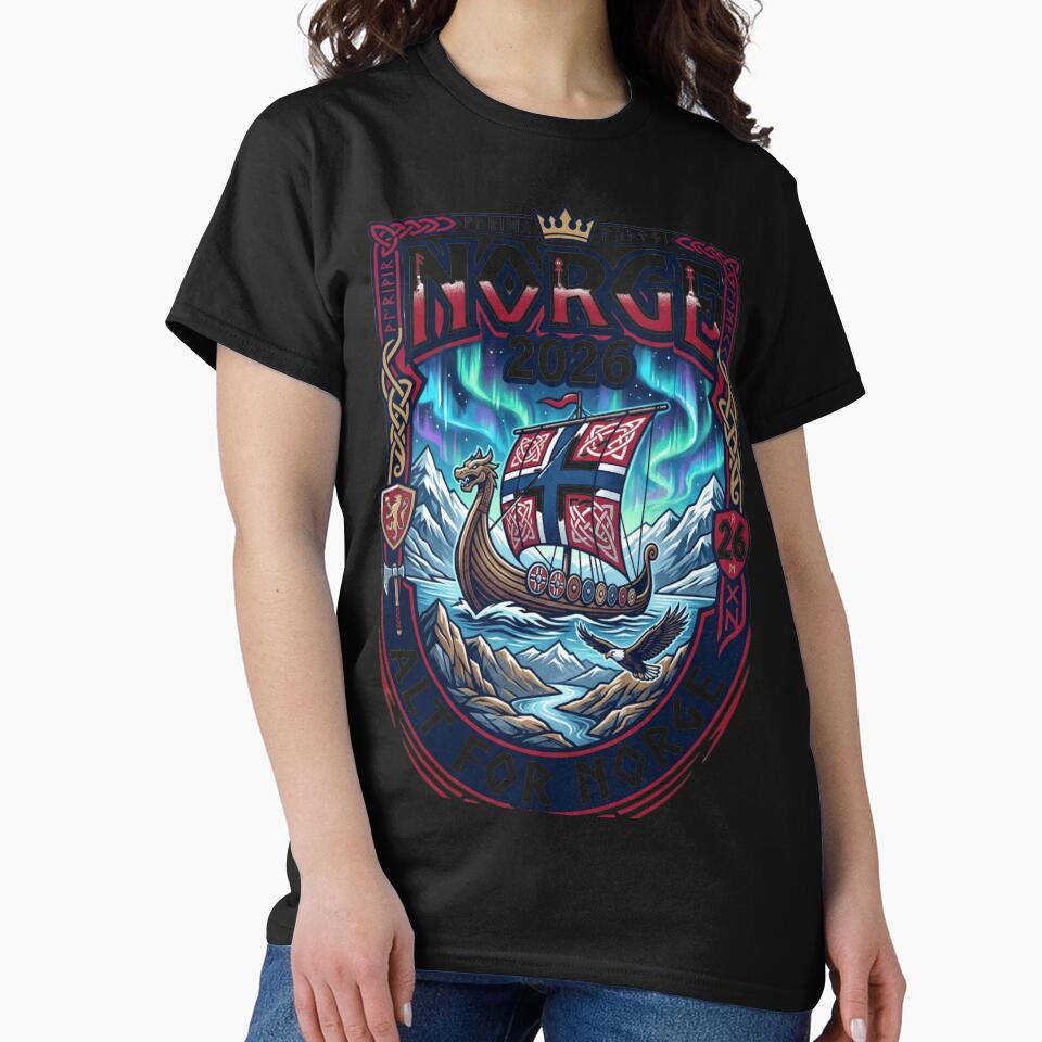 Norway Viking Ship by Ink & Co