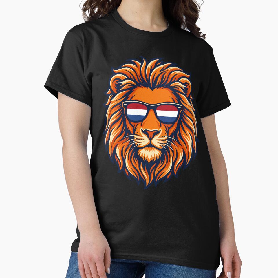 Netherlands Lion Dutch Flag by EverkindInk