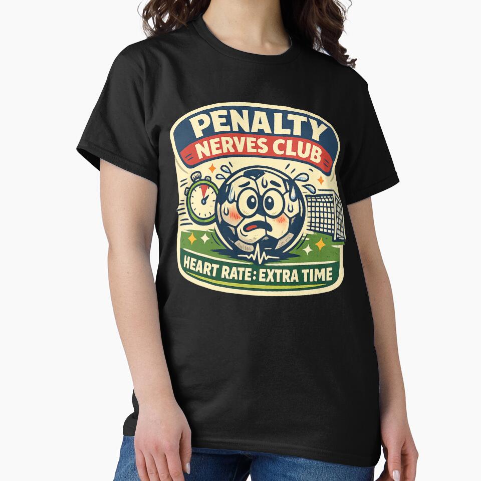 Penalty Nerves Club Heart Rate Extra Time by Concrete Coffee Studio