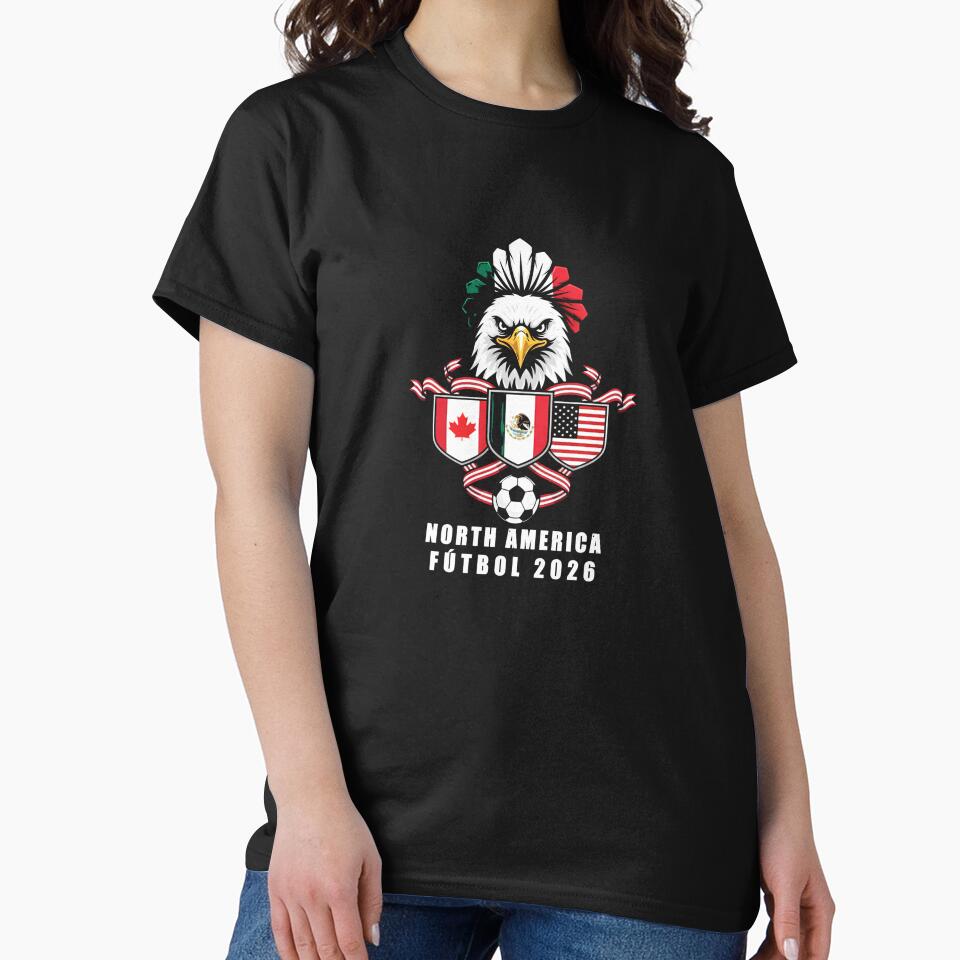 North America Football Spirit 2026 T-Shirt_82768088 by SubStudio97