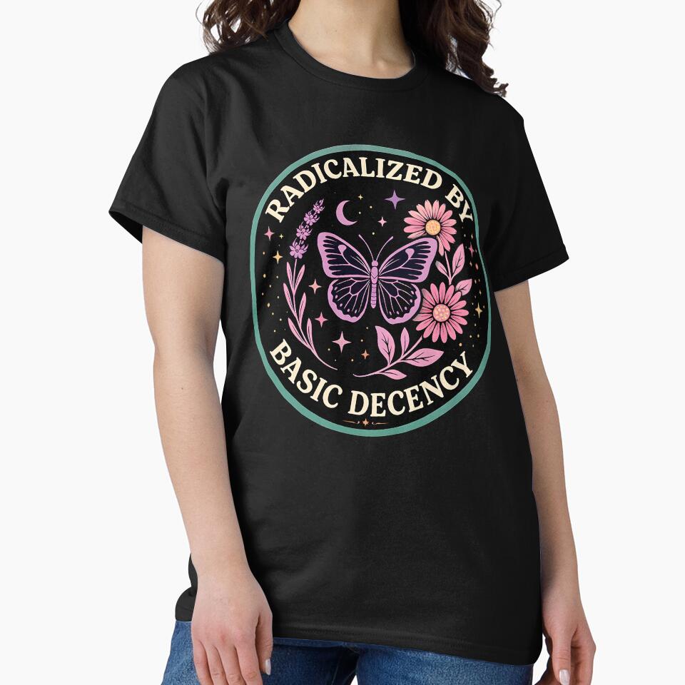 Copy of Floral Radicalized by Basic Decency Feminist Activist by gear-posters