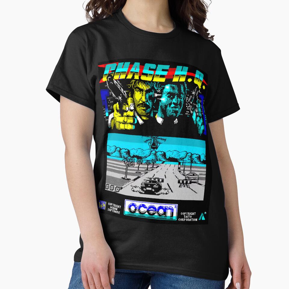 Ocean Software's Chase HQ TShirt ZX Spectrum by harbonaut